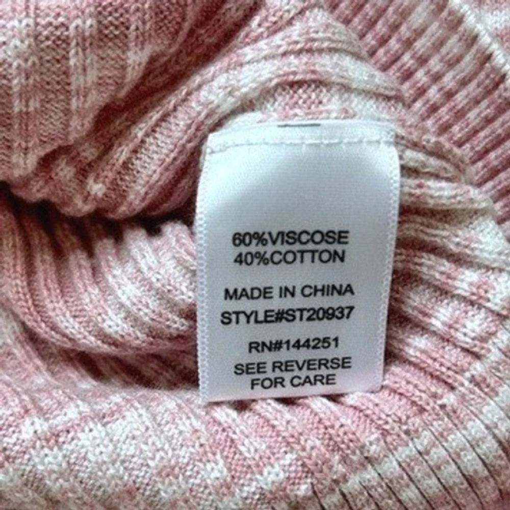 EUC I Sincerely Jules‎ I Pink Textured Cropped Sweater I Size S I Bell Sleeve